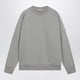 Stone Island Ghost Grey Cotton Crew Neck Sweatshirt