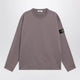 Stone Island Oversized Greypurple Cotton Sweatshirt