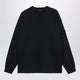 Stone Island Navy Cotton Stretch Sweatshirt