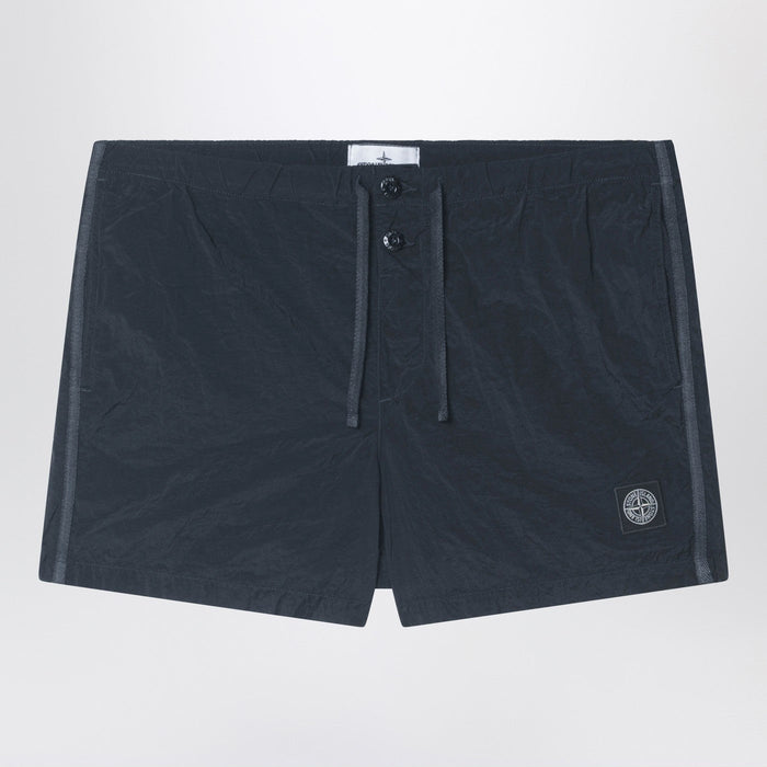 Stone Island Logo-Patch Detail Swim Shorts