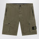 Stone Island Military Green Slimfit Cargo Bermuda Shorts