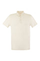 Majestic Linen Short-Sleeved Polo Shirt