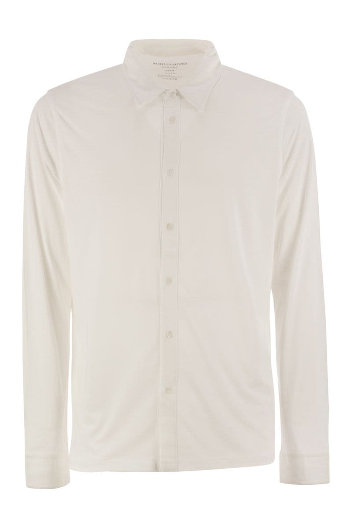 Majestic Lyocell Crew-Neck T-Shirt