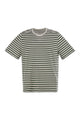 Majestic Striped Linen Crew-Neck T-Shirt
