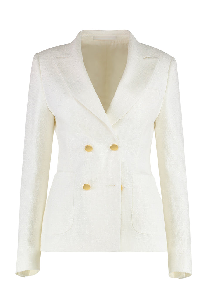 0205 Tagliatore J-Coral Boucle Jersey Single-Breasted Jacket
