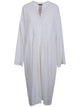 Sofie D Hoore "Dong" Long Sleeve Dress With Pleated Chest