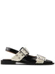 Ganni Ballerina Naplack Bicolor Black