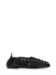 Ganni Ballet Shoes With Eyelets