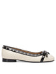 Ganni Eyelets Bow Ballerina Naplack