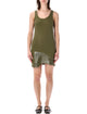 Maison Margiela Maison Margiela Ribbed Mini Dress With Tape