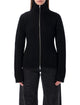 Maison Margiela Maison Margiela Wool Ribbed Zip-Up High-Neck Cardigan