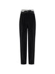 Maison Margiela Transparent-Waistband Pleated Trousers