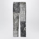 Maison Margiela Patchwork Trousers With Floral Sequins, Multicolor