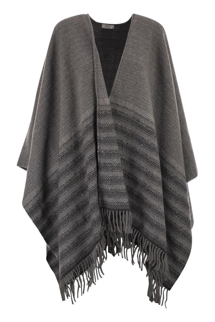 Peserico Virgin Wool And Cashmere Cape