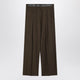 Loewe Khaki Green Wool Trousers