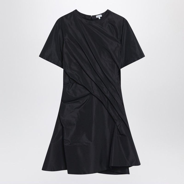 Loewe  Black Mini Dress With Draping