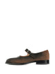 Maison Margiela Brown Black Cow Leather Court