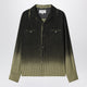 Maison Margiela Gradient Check Viscose Shirt In Yellow And Black