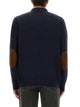 Maison Margiela Blue Wool Polo Shirts