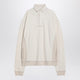Maison Margiela Distressed-Effect Ecru Sweatshirt