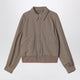 Maison Margiela Beige Virgin Wool Zip-Up Jacket