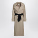 Mm6 Maison Margiela Beige Cotton Trench Coat With Gloves