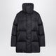 Mm6 Maison Margiela Nylon Puffer Jacket With Detachable Sleeves In Black