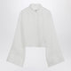 Mm6 Maison Margiela White Shirt With All-Over Logo Graphic