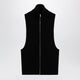 Mm6 Maison Margiela Black Wool Zip Vest