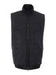 Mm6 Maison Margiela Black Vest With Zip Closure On The Front