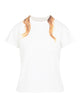 Mm6 Maison Margiela Cream Cotton T-Shirt