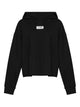 Mm6 Maison Margiela Black Cotton Sweatshirts