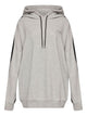 Mm6 Maison Margiela Two-Tone Hooded Sweatshirt