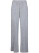 Mm6 Maison Margiela Grey Acetate Viscose Rayon Pants