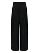 Mm6 Maison Margiela  Black Satin Palazzo Pants