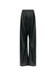 Mm6 Maison Margiela Black Leather Trousers