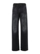Mm6 Maison Margiela Long Black Washed Jeans