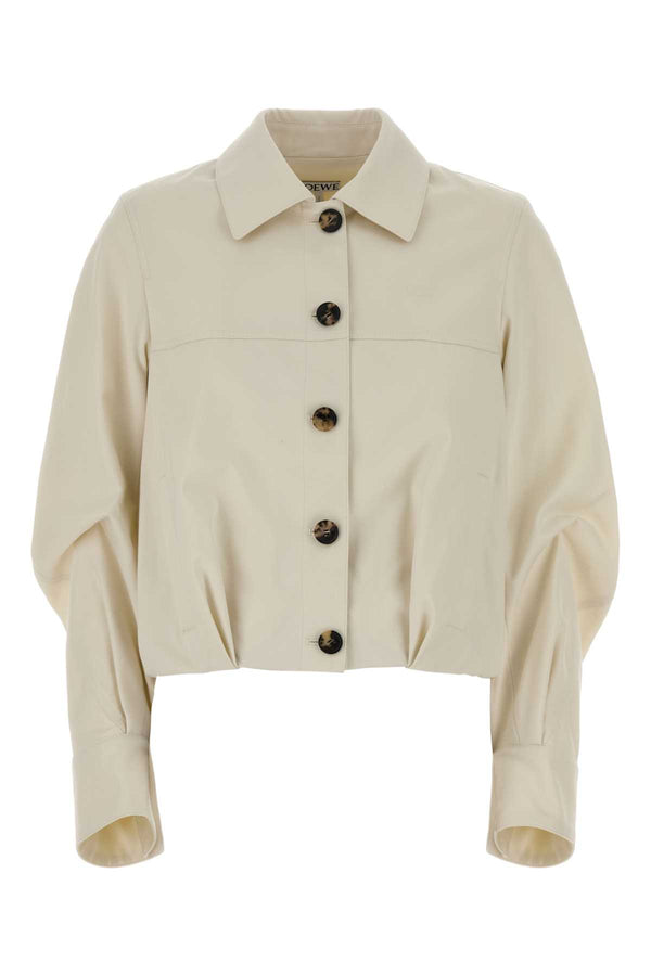 Loewe Ivory Cotton Blend Jacket