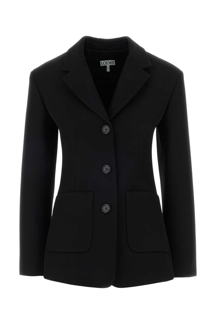 Loewe Black Wool Blend Blazer