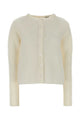 Loewe Ivory Stretch Mohair Blend Cardigan