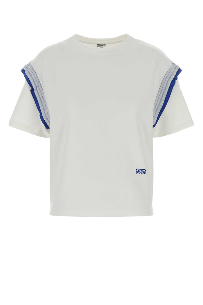 Loewe White Cotton T-Shirt