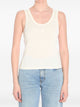 Loewe Anagram Ribbed Silk Tank Top