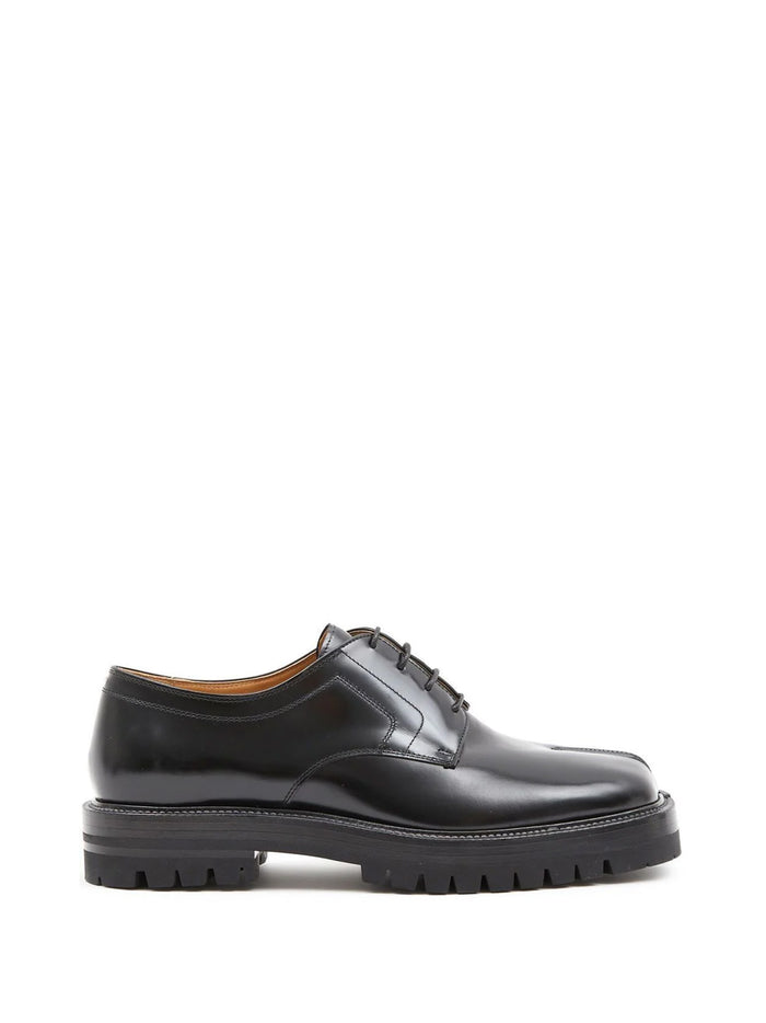 Maison Margiela Black Cow Leather Lace-Ups