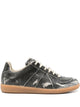 Maison Margiela Black Leather Sneakers