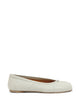 Maison Margiela Alabaster Lamb Leather Ballet Shoe