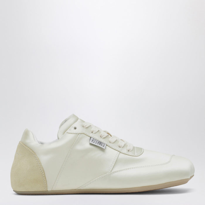 Mm6 Maison Margiela Factory Sneakers In White Satin