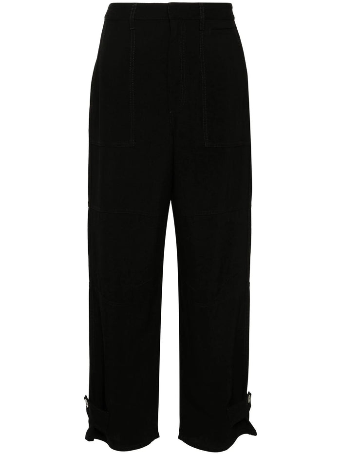 Loewe Anagram-Tab Tapered Trousers