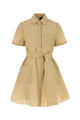 Loewe Beige Cotton Blend Paula S Ibiza Shirt Dress