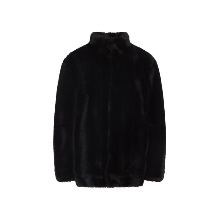 Mm6 Maison Margiela Mm6 Maison Margiela Faux Fur Jacket