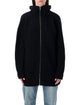 Mm6 Maison Margiela Black Wool Blend Oversize Cardigan